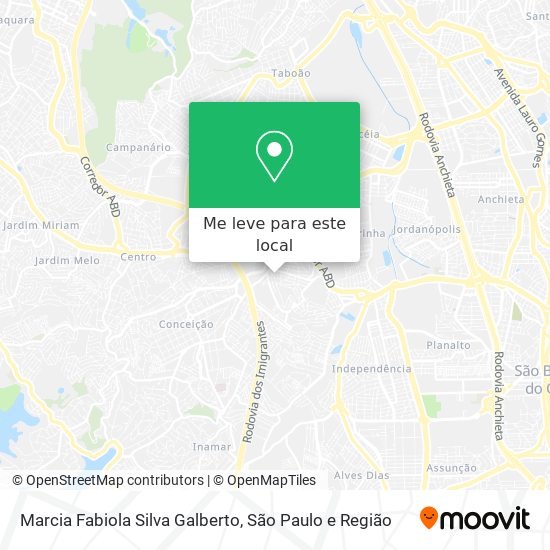 Marcia Fabiola Silva Galberto mapa