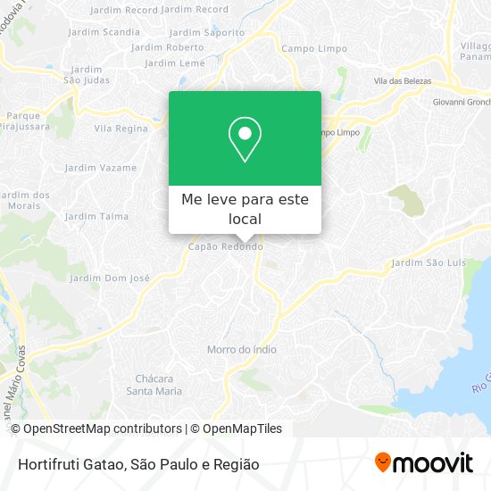 Hortifruti Gatao mapa