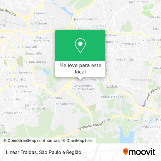 Linear Fraldas mapa