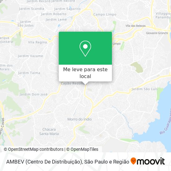 AMBEV (Centro De Distribuição) mapa