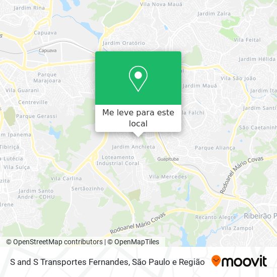 S and S Transportes Fernandes mapa