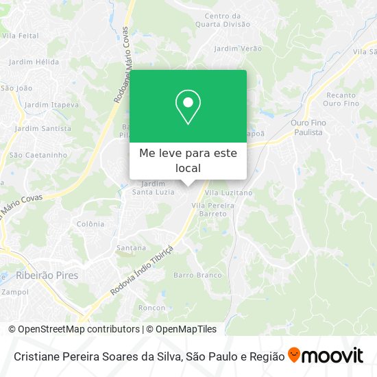 Cristiane Pereira Soares da Silva mapa