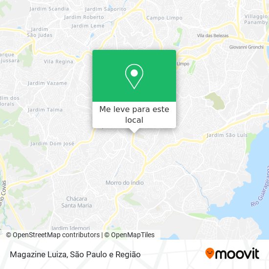 Magazine Luiza mapa