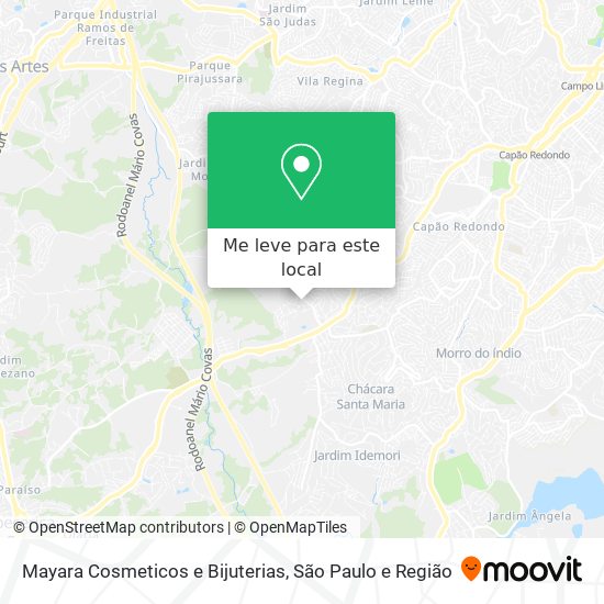 Mayara Cosmeticos e Bijuterias mapa