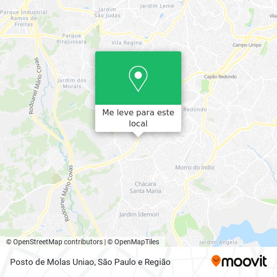 Posto de Molas Uniao mapa