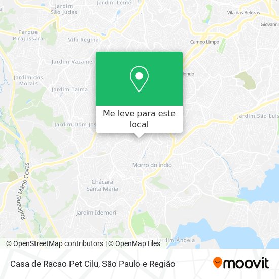 Casa de Racao Pet Cilu mapa