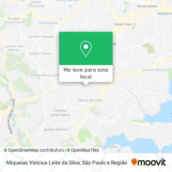 Miqueias Vinicius Leite da Silva mapa