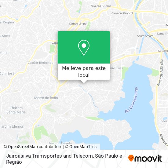 Jairoasilva Tramsportes and Telecom mapa