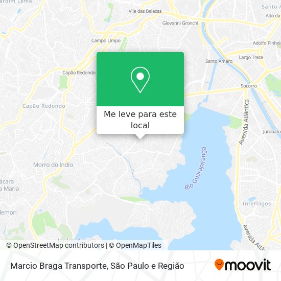 Marcio Braga Transporte mapa