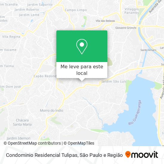 Condominio Residencial Tulipas mapa