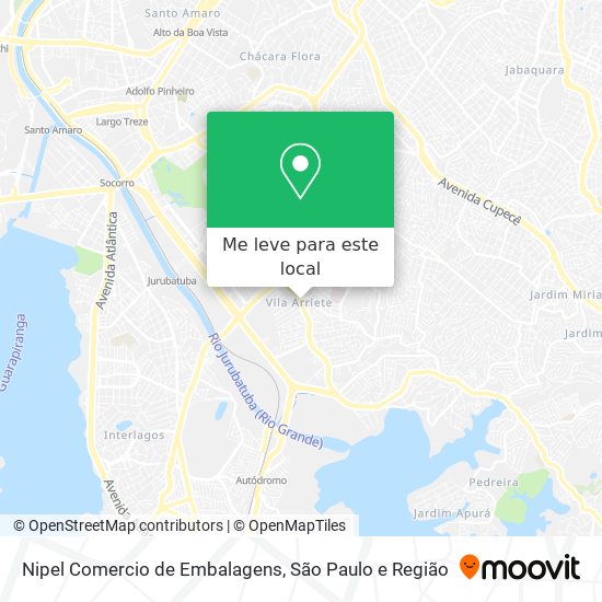 Nipel Comercio de Embalagens mapa