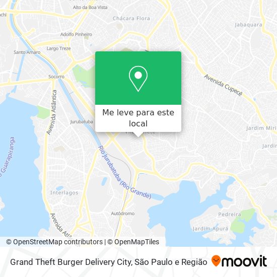 Grand Theft Burger Delivery City mapa