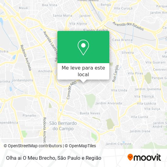 Olha ai O Meu Brecho mapa