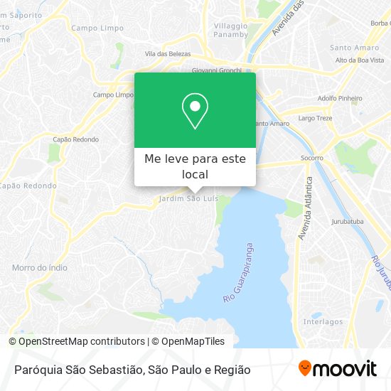 Paróquia São Sebastião mapa