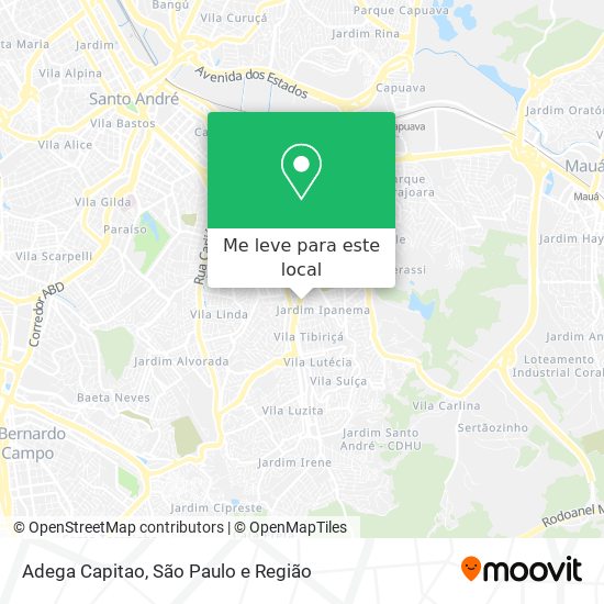 Adega Capitao mapa