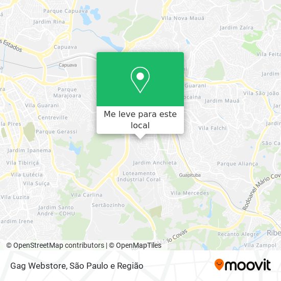 Gag Webstore mapa
