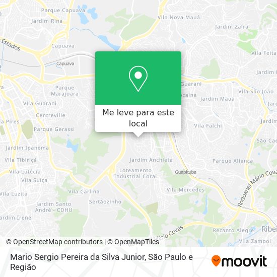 Mario Sergio Pereira da Silva Junior mapa