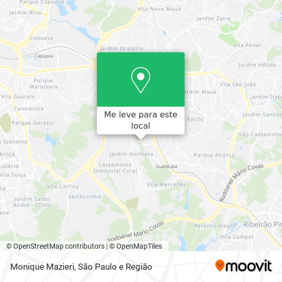 Monique Mazieri mapa