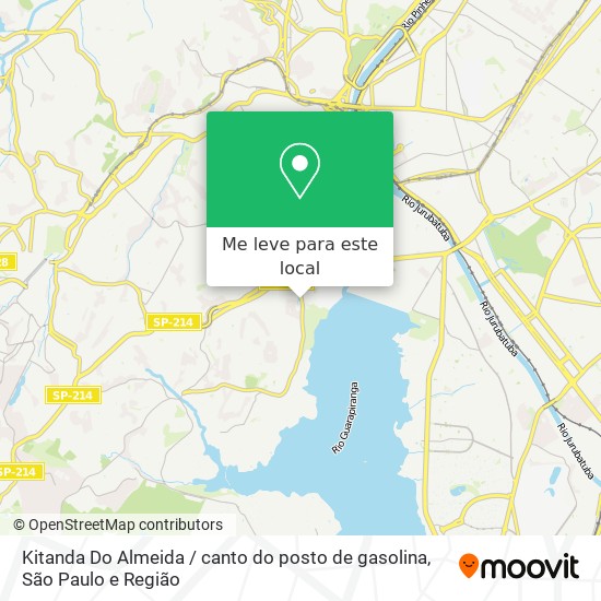 Kitanda Do Almeida / canto do posto de gasolina mapa