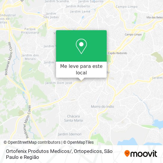 Ortofenix Produtos Medicos / , Ortopedicos mapa