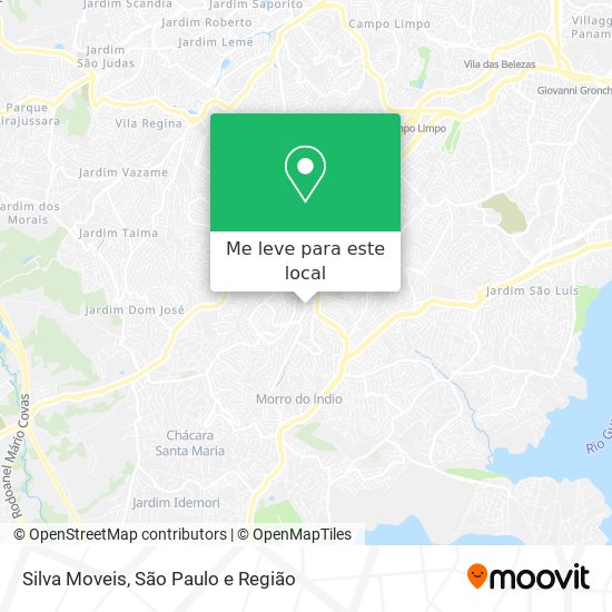 Silva Moveis mapa