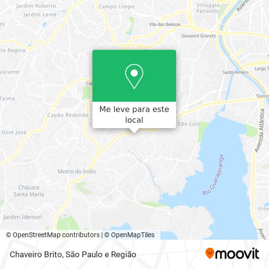 Chaveiro Brito mapa