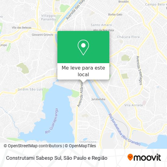 Construtami Sabesp Sul mapa