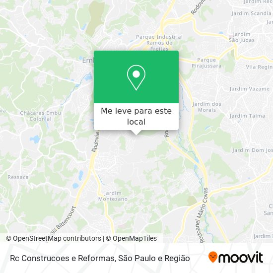 Rc Construcoes e Reformas mapa