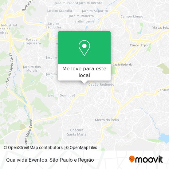 Qualivida Eventos mapa