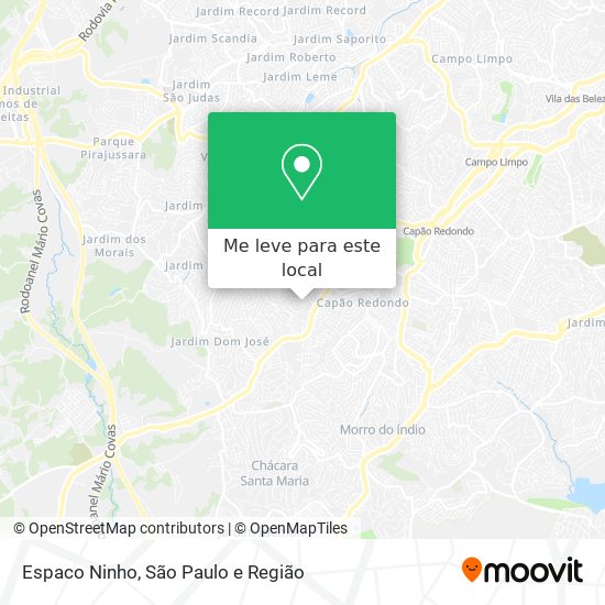 Espaco Ninho mapa