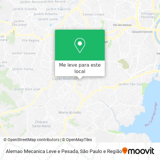 Alemao Mecanica Leve e Pesada mapa