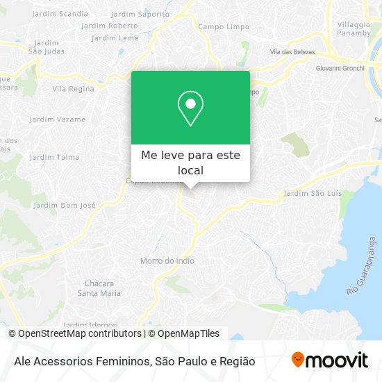 Ale Acessorios Femininos mapa