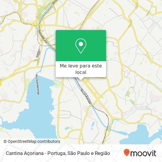 Cantina Açoriana - Portuga mapa
