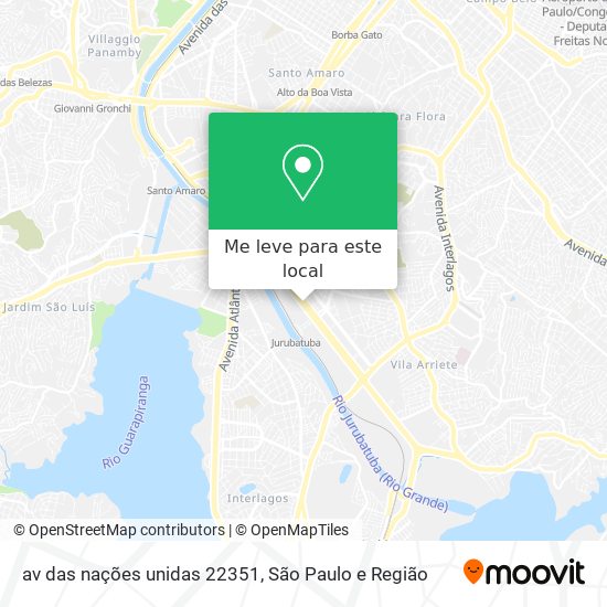 av das nações unidas 22351 mapa