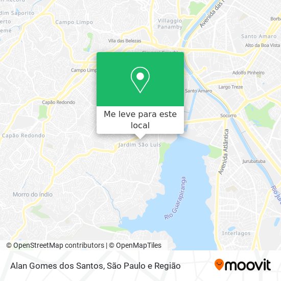 Alan Gomes dos Santos mapa