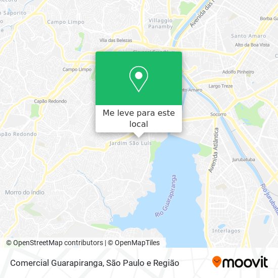 Comercial Guarapiranga mapa