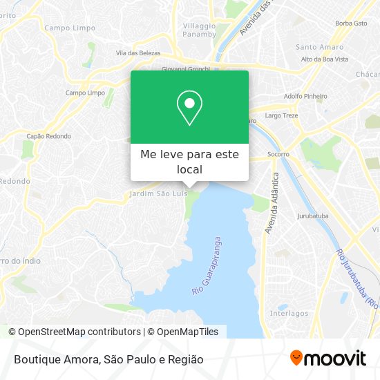 Boutique Amora mapa