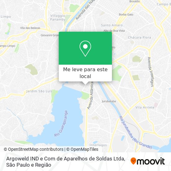 Argoweld IND e Com de Aparelhos de Soldas Ltda mapa