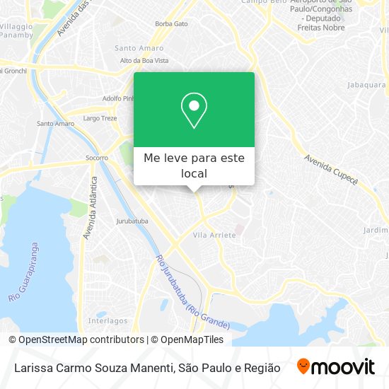 Larissa Carmo Souza Manenti mapa