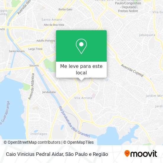 Caio Vinicius Pedral Aidar mapa