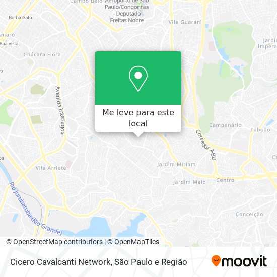 Cicero Cavalcanti Network mapa