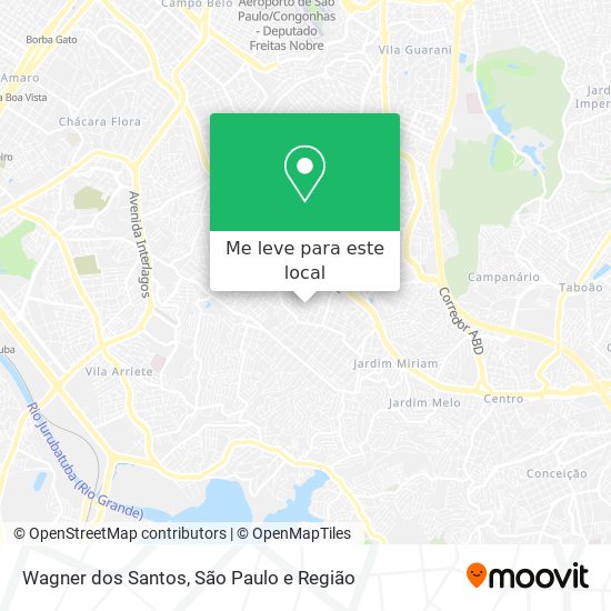 Wagner dos Santos mapa