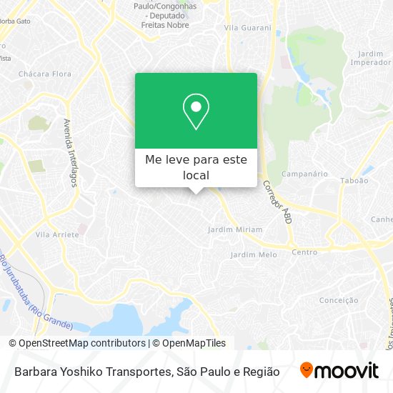 Barbara Yoshiko Transportes mapa