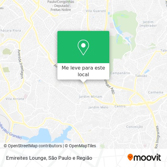 Emireites Lounge mapa