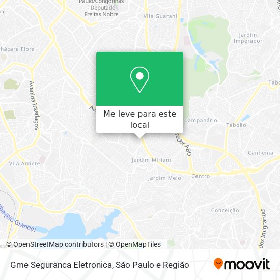 Gme Seguranca Eletronica mapa