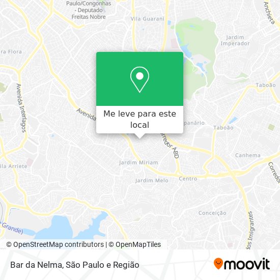 Bar da Nelma mapa