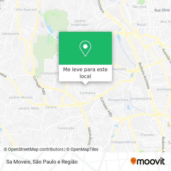 Sa Moveis mapa