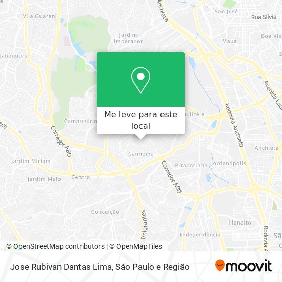 Jose Rubivan Dantas Lima mapa