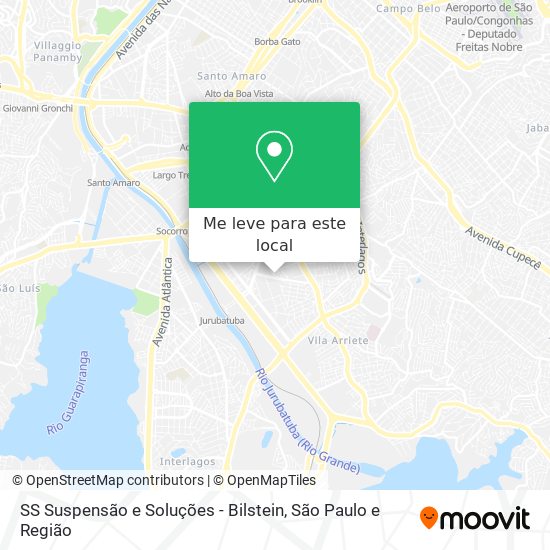 SS Suspensão e Soluções - Bilstein mapa