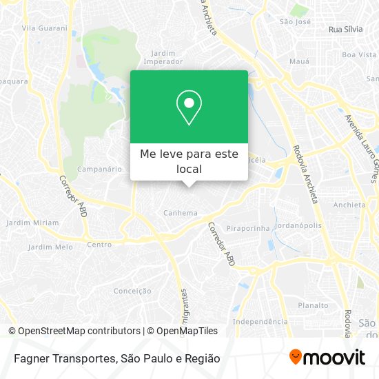 Fagner Transportes mapa